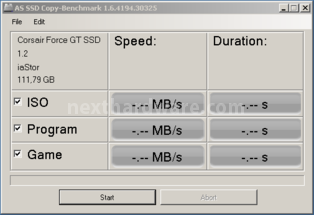 Sfida in casa Corsair: Force 3 vs Force GT 13. AS SSD BenchMark 2