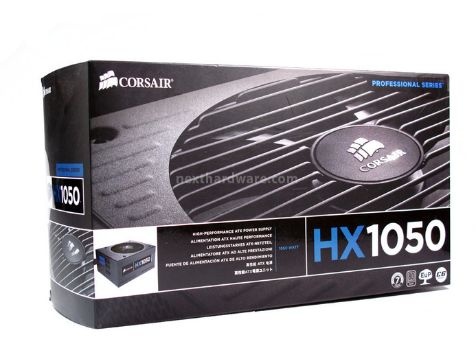 Corsair Professional Series HX1050 Watt 1. Box & Specifiche Tecniche 1
