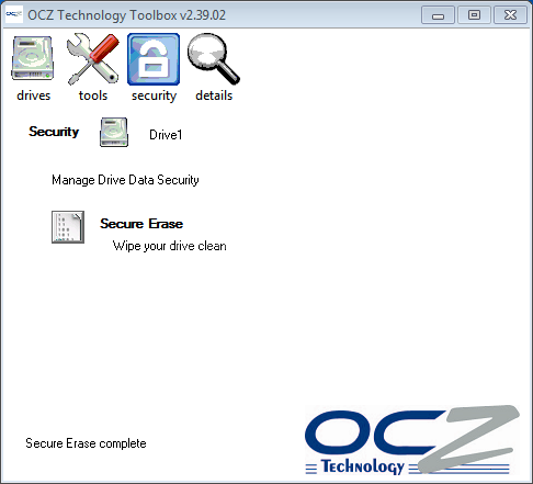 OCZ RevoDrive Hybrid 1TB 5. Firmware - TRIM - Secure Erase - Overprovisioning 4