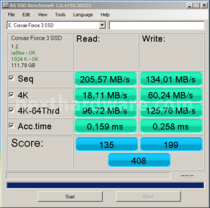 Sapphire PURE Platinum Z68 7. Benchmark SSD 1