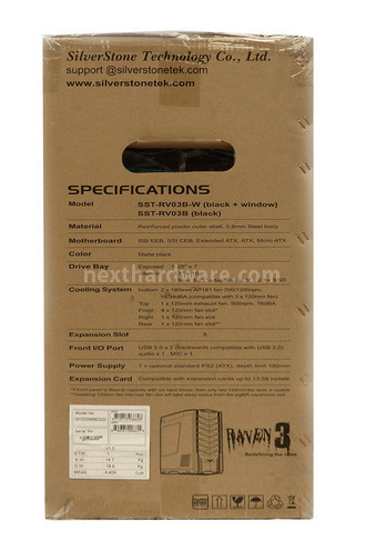 SilverStone  RAVEN 3 1. Packaging e Bundle 4
