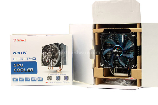 Enermax ETS-T40 Series: aria fresca per la CPU 1. Packaging & Bundle 4