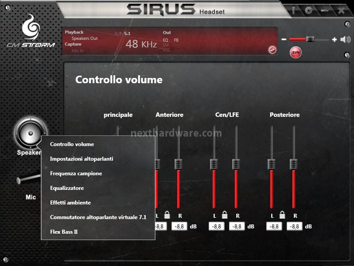 CM Storm Sirus 5.1 4. Software - Cuffie 2