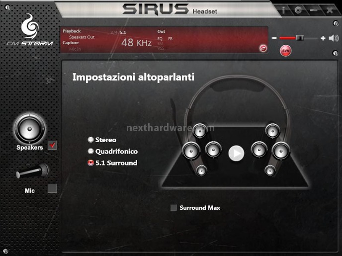 CM Storm Sirus 5.1 4. Software - Cuffie 3