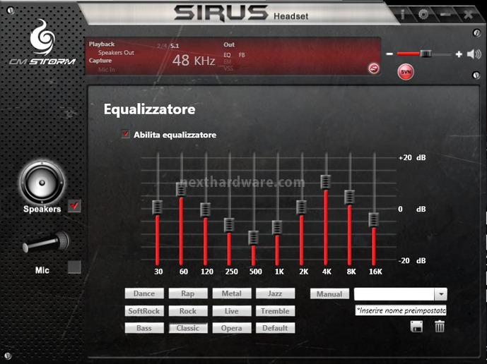 CM Storm Sirus 5.1 4. Software - Cuffie 5