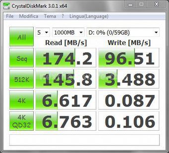 ADATA N005 Pro 64GB USB 3.0 10. Test: CrystalDiskMark 2