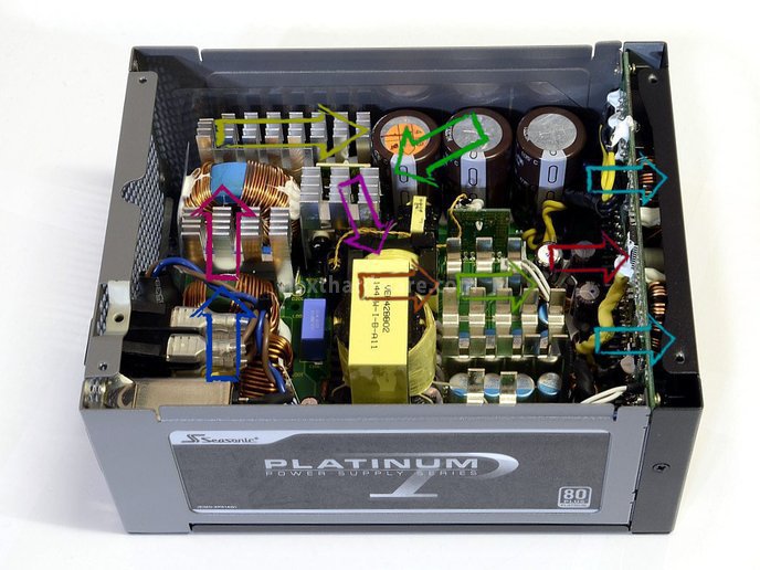 Seasonic Platinum 1000W 3. Interno: come è fatto 5
