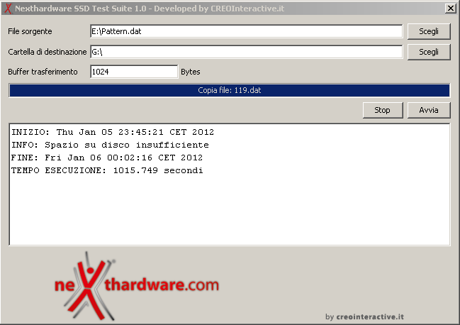 OCZ Octane 128GB 8. Test Endurance Copy Test 2