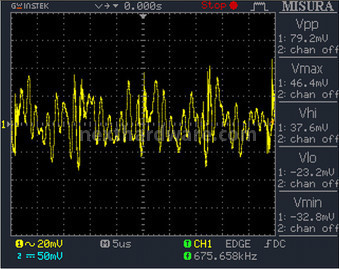 Thortech Thunderbolt PLUS 1200W 12. Test di accensione e ripple 5