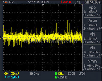 Thortech Thunderbolt PLUS 1200W 12. Test di accensione e ripple 20