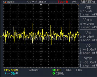Thortech Thunderbolt PLUS 1200W 12. Test di accensione e ripple 21