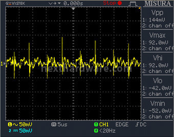 Thortech Thunderbolt PLUS 1200W 12. Test di accensione e ripple 19