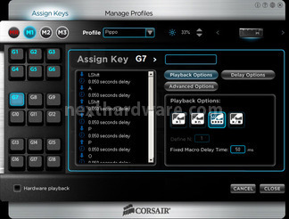 Corsair Vengeance K90 & M90 5. Software di gestione - Vengeance K90 5