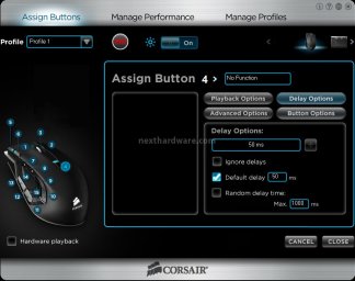 Corsair Vengeance K90 & M90 6. Software di gestione Vengeance M90 2