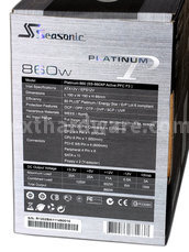 Seasonic Platinum 860W 1. Confezione & Specifiche Tecniche 6