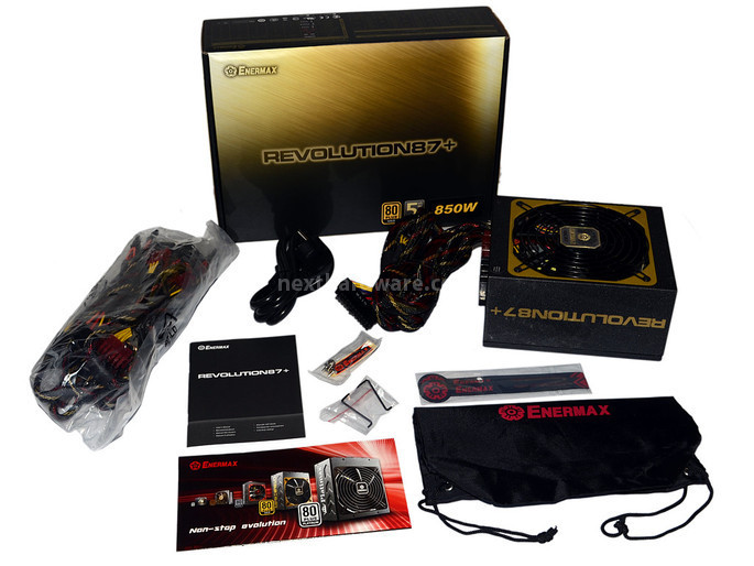 Enermax Revolution87+ 850W 1. Box & Specifiche Tecniche 9