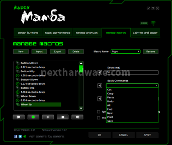 Razer Mamba 2012  &  Goliathus Control Edition 4. Software 9