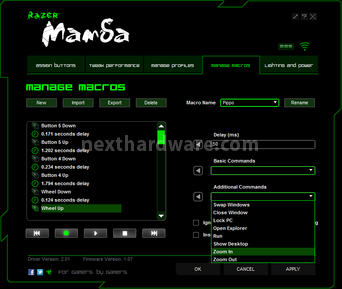 Razer Mamba 2012  &  Goliathus Control Edition 4. Software 10