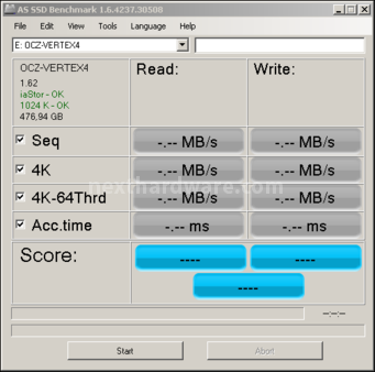 OCZ Vertex 4 512GB, quando il firmware fa la differenza! 6. AS SSD BenchMark 1.6.4237.30508 1