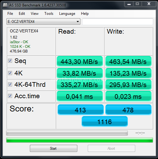 OCZ Vertex 4 512GB 12. AS SSD Benchmark 3