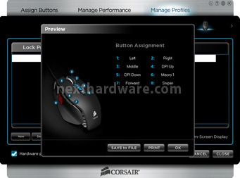 Corsair Vengeance K60 & M60 5. Software di gestione Vengeance M60 10