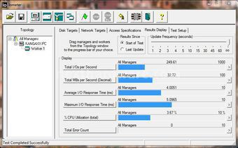 Kingston DataTraveler HyperX 3.0 64GB 7. Test: Endurance Iometer Sequenziale 2