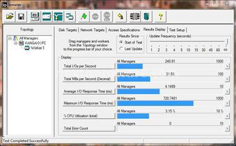 Kingston DataTraveler HyperX 3.0 64GB 7. Test: Endurance Iometer Sequenziale 4