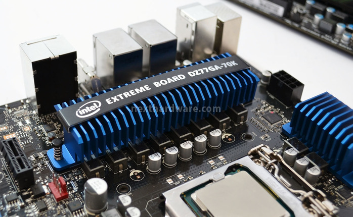 Intel Core i7 3770K : svelato Ivy Bridge 4. Intel Extreme Board DZ77GA-70K - Prima parte 2