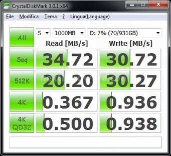 BUFFALO MiniStation Extreme USB 3.0 1TB 7. CrystalDiskMark 3.0.1 1