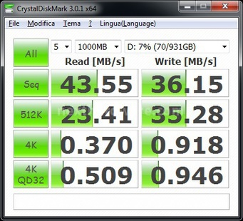 BUFFALO MiniStation Extreme USB 3.0 1TB 7. CrystalDiskMark 3.0.1 3