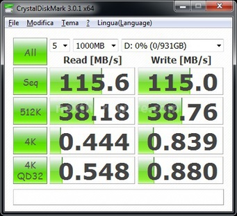 BUFFALO MiniStation Extreme USB 3.0 1TB 7. CrystalDiskMark 3.0.1 2