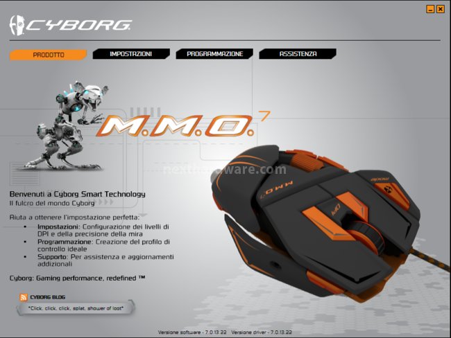 Cyborg M.M.O. 7 Mouse Gaming 5. Software 1