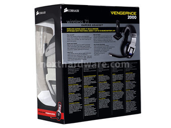 Corsair Vengeance 2000 Wireless 7.1 Gaming Headset 1. Packaging & Bundle 2