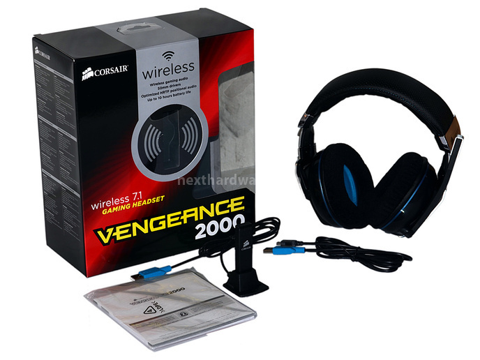 Corsair Vengeance 2000 Wireless 7.1 Gaming Headset 1. Packaging & Bundle 9