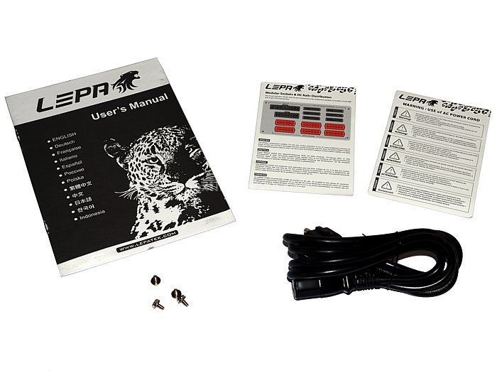 LEPA G1600-MA 1600W 1. Confezione & Specifiche Tecniche 7