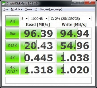 Corsair Accelerator 30GB 7. CrystalDiskMark 5
