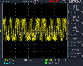 Antec HCP 1000W Platinum 12. Test: accensione e ripple 16