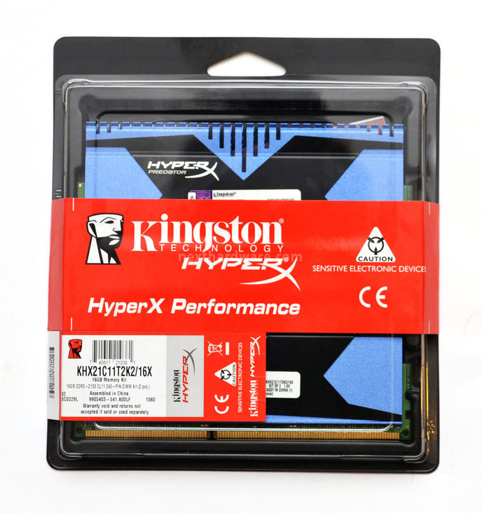 Kingston HyperX Predator 2133MHz 16GB Kit 1. Presentazione delle memorie 1