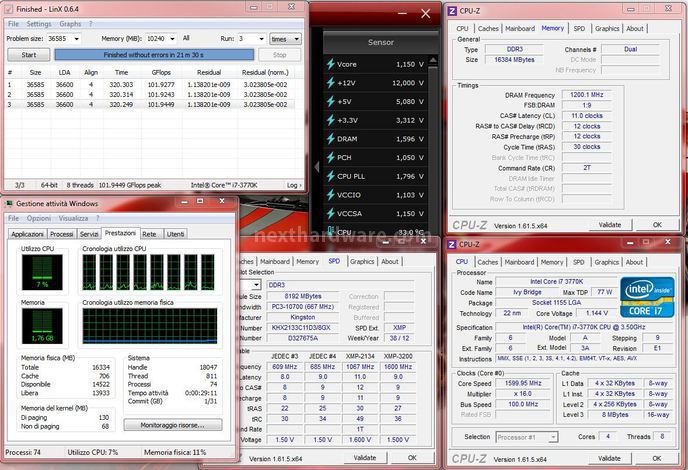 Kingston HyperX Predator 2133MHz 16GB Kit 7. Overclock & Low Voltage 1