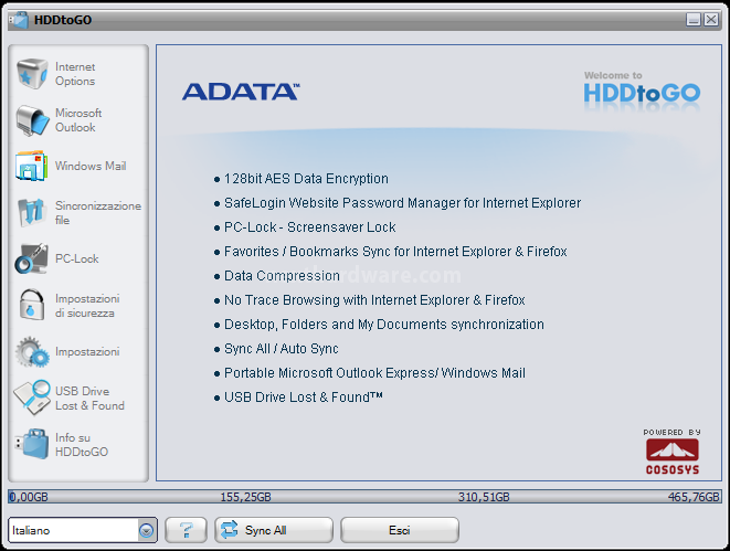 ADATA DashDrive Elite HE720 3. Firmware e software in dotazione 5