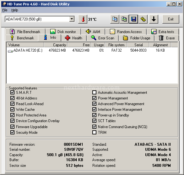 ADATA DashDrive Elite HE720 3. Firmware e software in dotazione 1