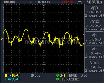 Corsair HX850 80Plus Gold 12. Test: accensione e ripple 21