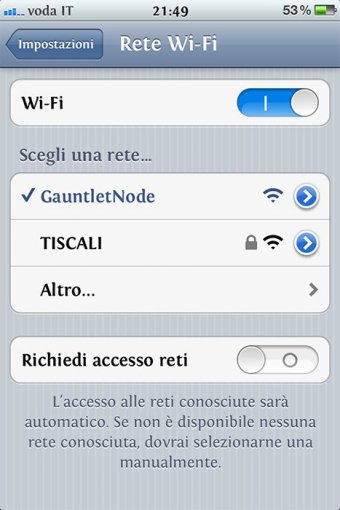 Patriot Gauntlet Node 6. Accesso al device - iOS 2