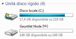 Patriot Gauntlet Node 5. Accesso al device - PC 1