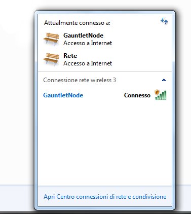 Patriot Gauntlet Node 5. Accesso al device - PC 6