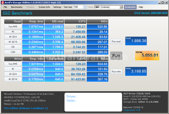 OCZ Vector 256GB: Day One 14. Anvil's Storage Utilities 3