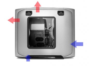 Corsair Graphite 600T Silver 6. Raffreddamento 3