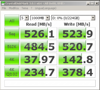 Silicon Power S70 240GB 11. CrystalDiskMark 3