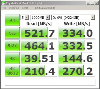 Silicon Power S70 240GB 11. CrystalDiskMark 4