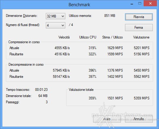 Sapphire EDGE VS8 5. Benchmark - Parte Prima 1